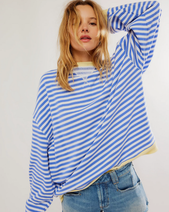 Emily™ | Oversized Striped Jumper