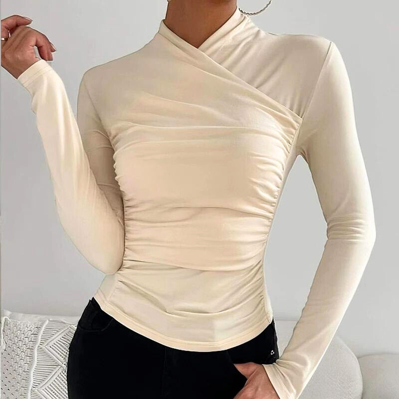 Amanda™ | Classic Cross-Neck Top