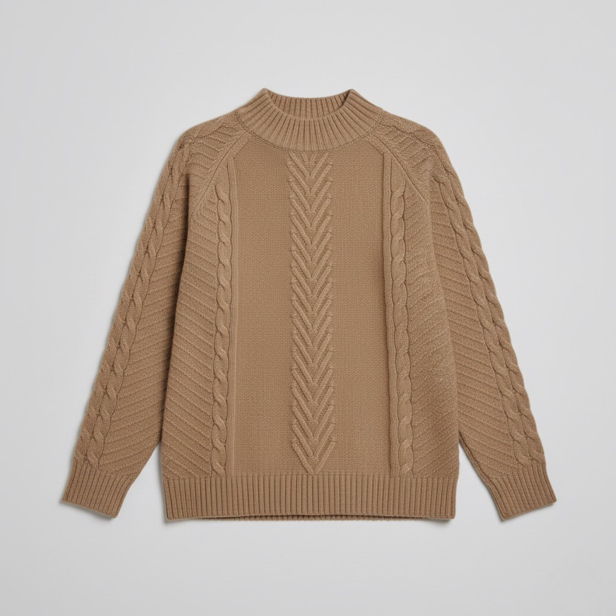 Damska oversize pleciona klasyczna bluza