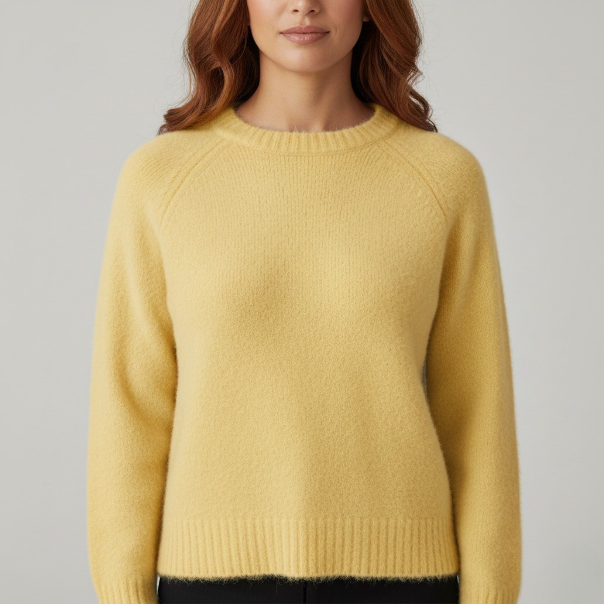 Damska swobodna klasyczna raglanowa bluzka