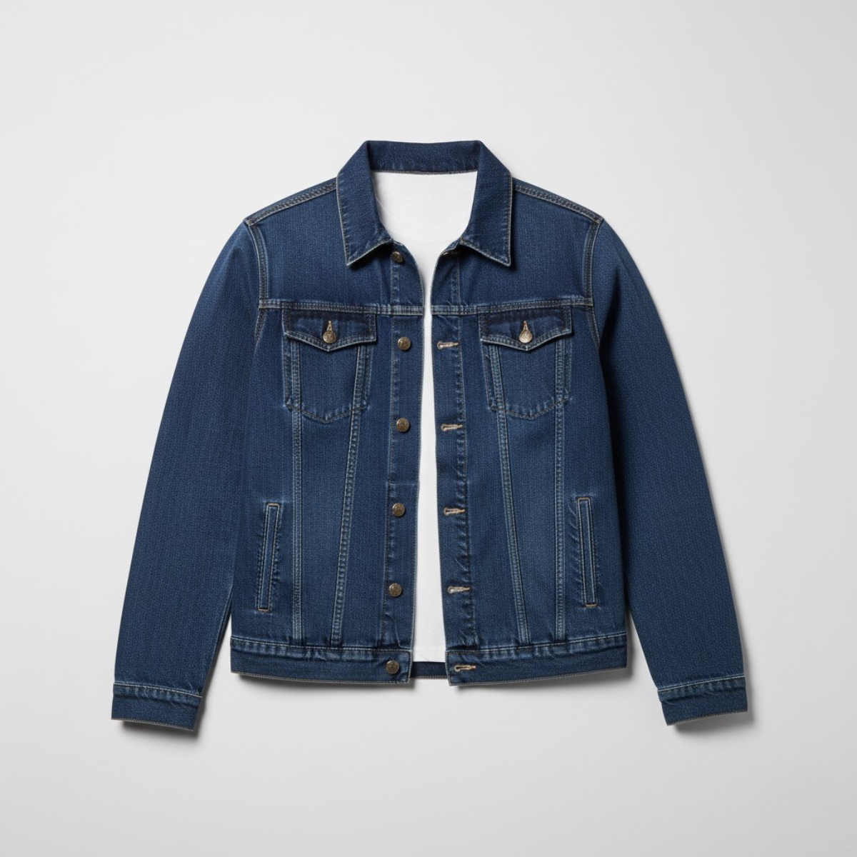 Męska klasyczna prosta zapinana kurtka