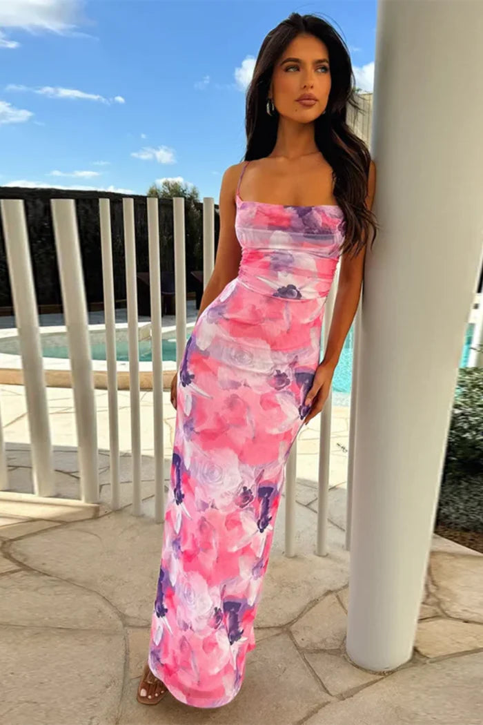 Ocean Blossom Maxi Dress™