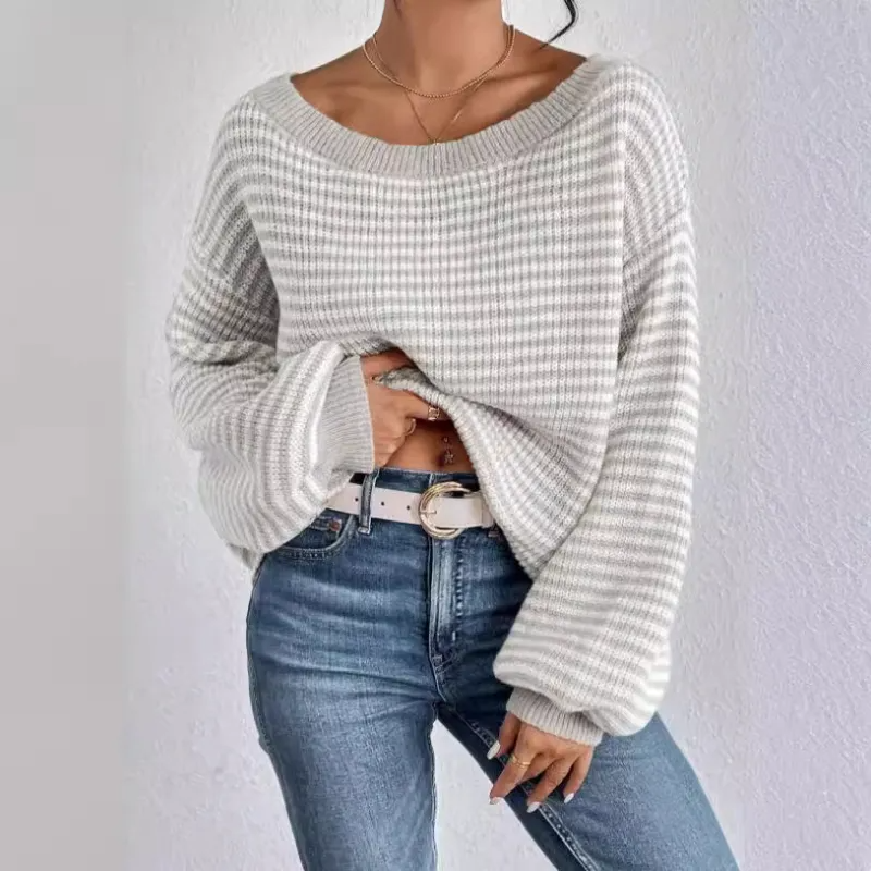 Susan™ | Cozy Striped Knit Sweater