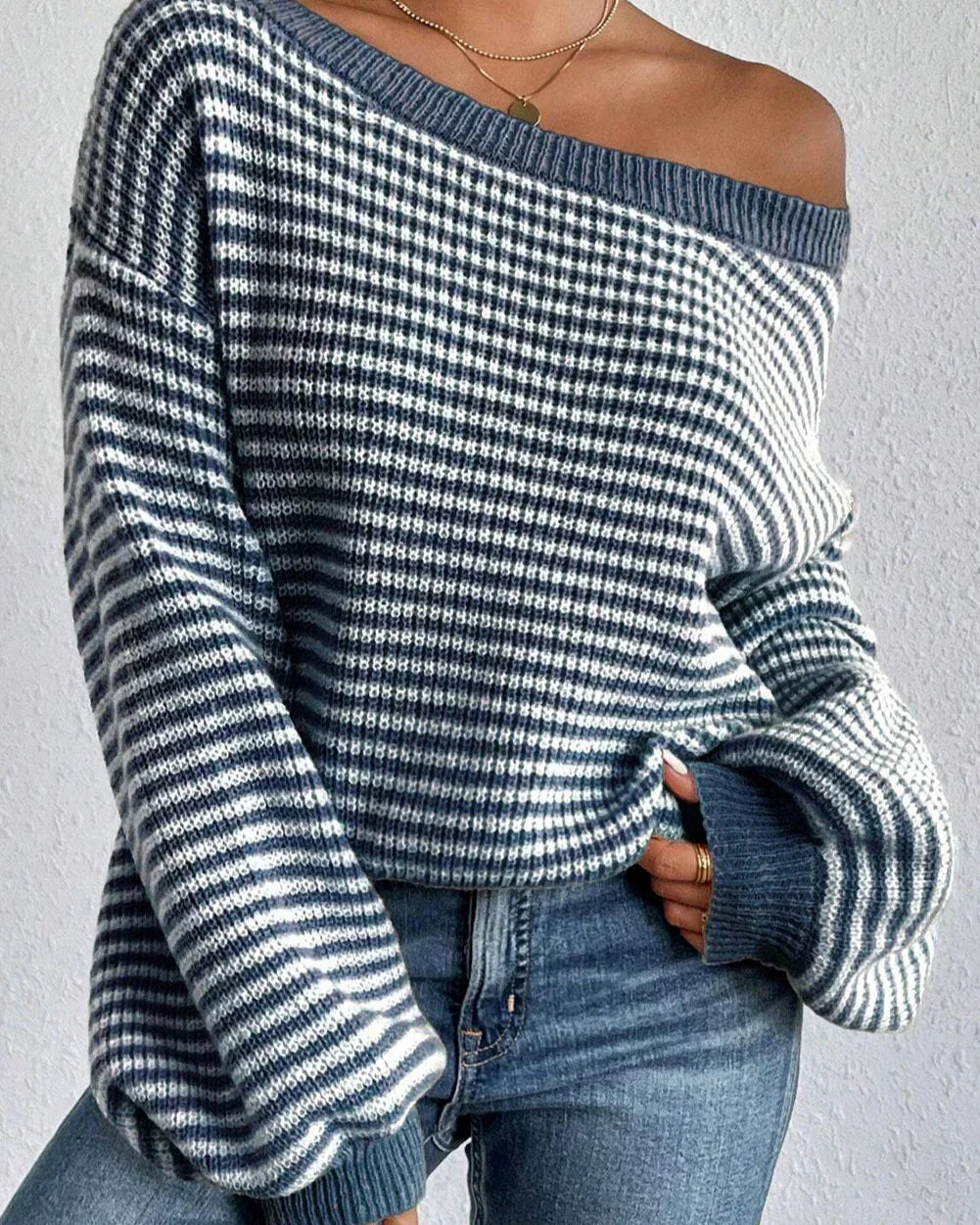 Susan™ | Cozy Striped Knit Sweater