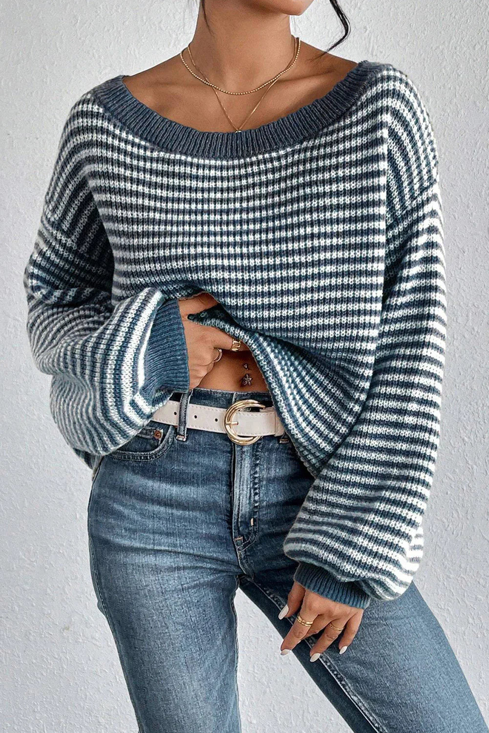 Susan™ | Cozy Striped Knit Sweater