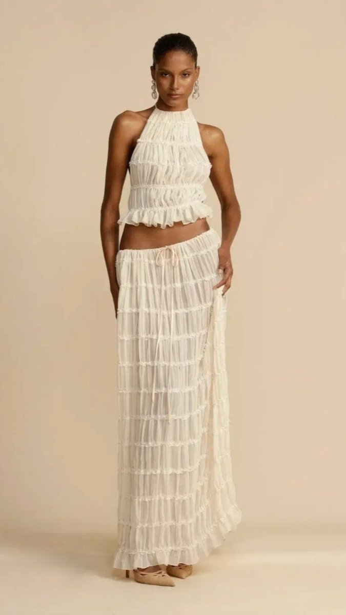 Ethereal Elegance Pleated Set™